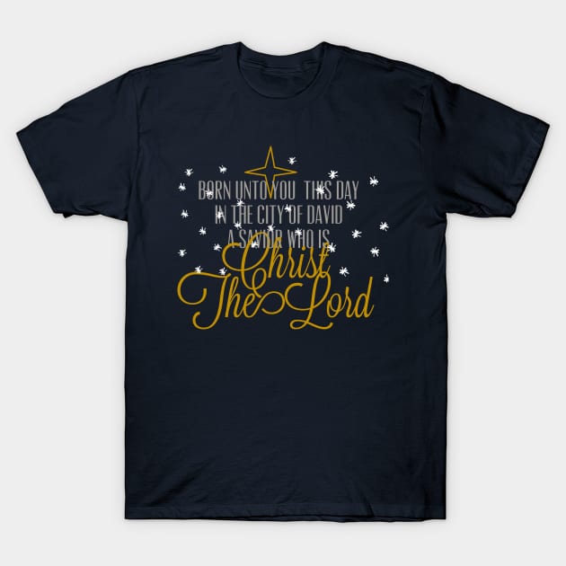 Christmas Scripture Gifts T-Shirt by BeLightDesigns